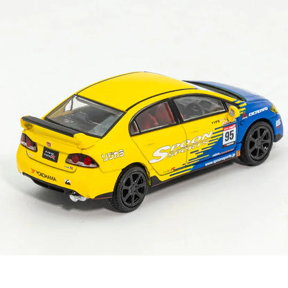 Shadow 1:64 Honda Civic FD2 Spoon Type R 2007 (RHD) LL-021-163 | Diecast Collectible Car Model - Jaiman Toys