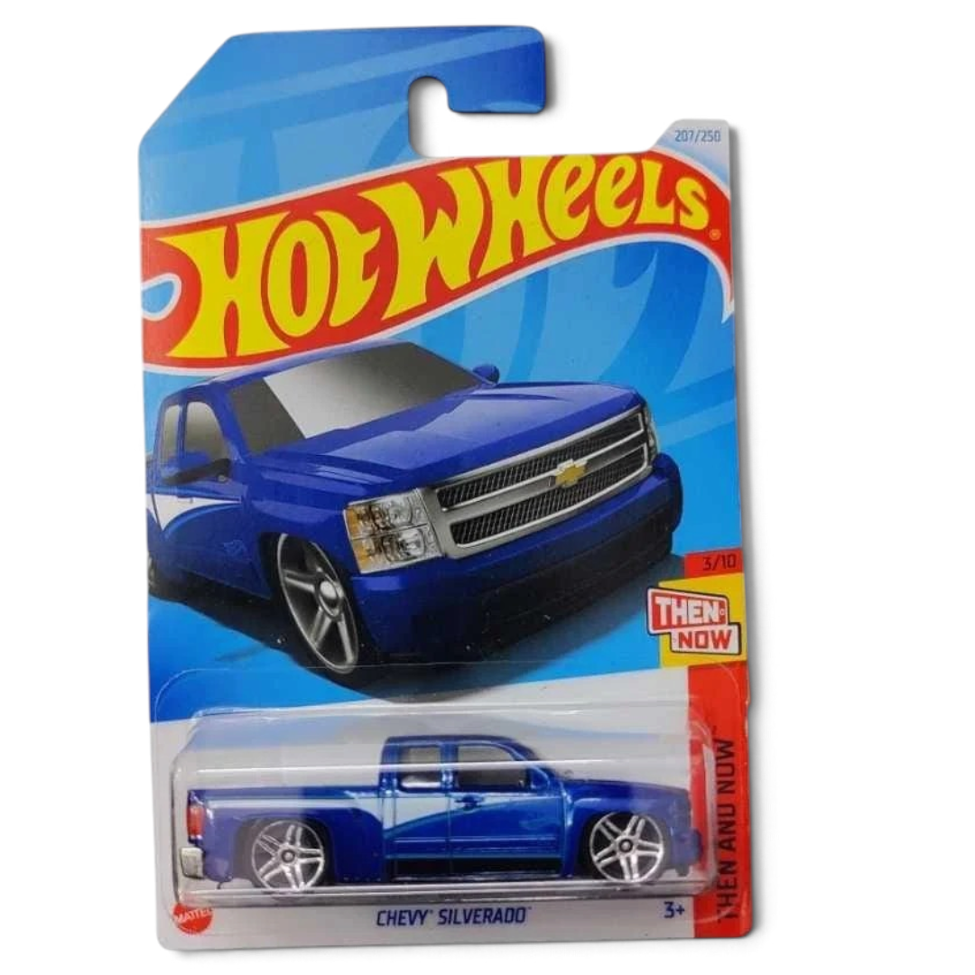 Hot Wheels 5-Car Diecast Set Lamborghini Huracán Sterrato + Chevy Silverado + Nerve Hammer HYW69 + ’8 Crate JJJ86 + El Viento X-Raycers