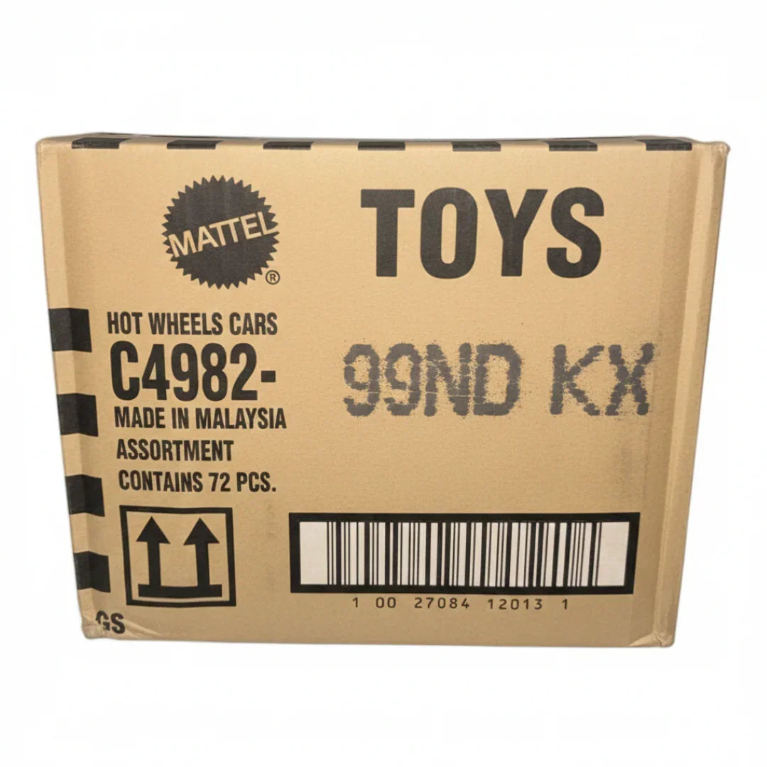 Hot Wheels C4982-99NDKX Assorted Diecast Cars Box (72 Pieces) – Original Mattel Master Carton Bulk Toy Cars