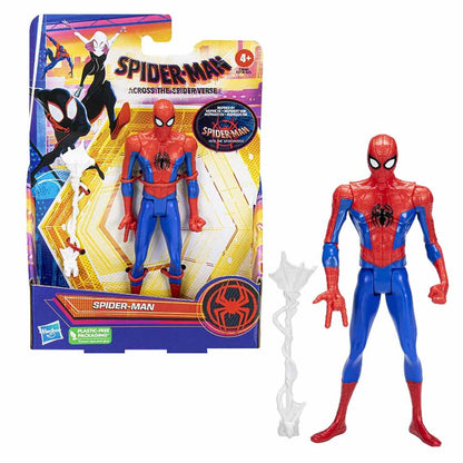 (Damage Box) Marvel Spider-Man Across the Spider-Verse 6-Inch Spider-Man Action Figure | Hasbro Super Hero Collectible Toy for Kids 4+