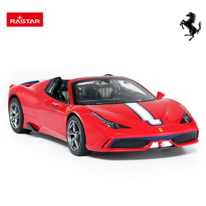 Rastar 1:14 Ferrari 458 Speciale A RC Car – Officially Licensed Remote Control with Open Roof