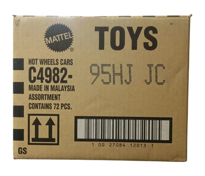 Hot Wheels 2025 Factory-Sealed Case J (95HJ JC) – 72 Die-Cast Cars by Mattel (Brand New Box) - Jaiman Toys
