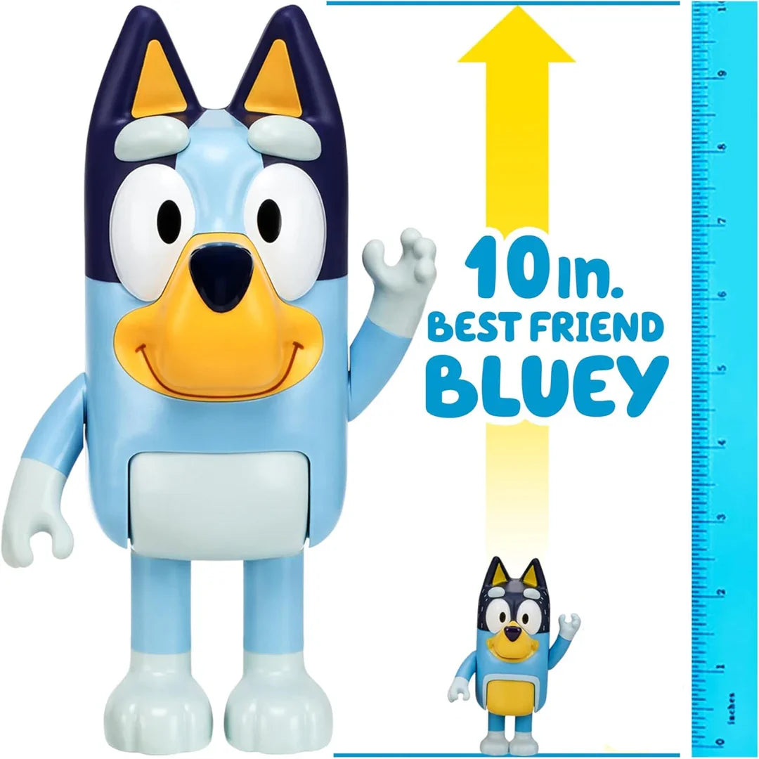 Best Friend Bluey – 30 cm Articulated Figure with Moving Arms & Body - Jaiman Toys