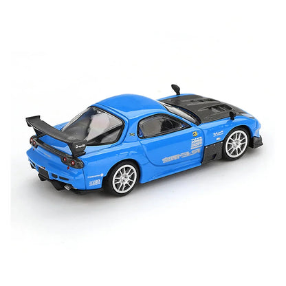 Minigt 1:64 Set Porsche 911 (992) GT3 RS Weissach Package Guards Red +Ford Puma Rally1 #13 M-Sport Ford WRT 2024 Rally Monte Carlo+Mazda RX-7 Re-Amemiya 20B NA 3-Rotor – 7 Ama-San + GoAbarth 595 LB-WORKS × Abas Works Fighters Diecast Scale Model Car