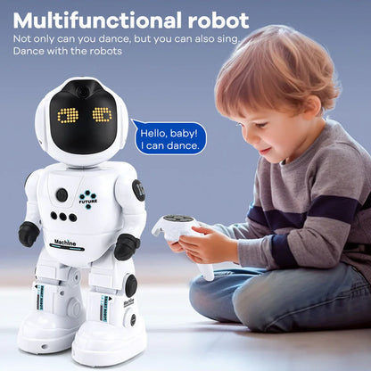 RC Robot Toys for Kids – Remote Control Smart Robot with Lights, Music & Dance for Age 3+ - Jaiman Toys