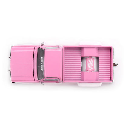 Kaido House x MINI GT 1:64 Chevrolet Silverado Dually Vintage Spec V2 Pink Die-Cast Pickup Truck