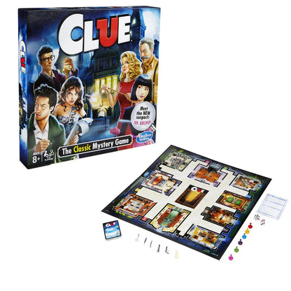 Clue Classic Mystery Board Game – Who Dunnit? Family Detective Game - Jaiman Toys