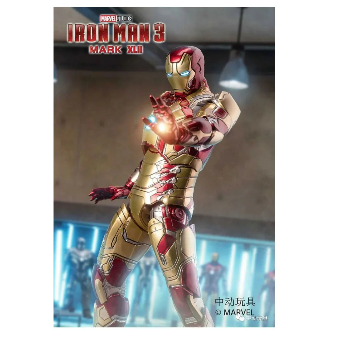 ZD Toys 1/10 Action Figure – Iron Man Mark 42 With Light Function “Marvel Studio”