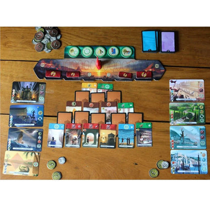 7 Wonders Duel Board Game – 2 Player Strategy Civilization Building Game - Jaiman Toys
