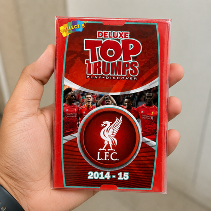 Top Trumps Liverpool FC 2014–15 Deluxe  Card Game – 30 Football Player Cards – 2015 Release – Rare Collectible Edition
