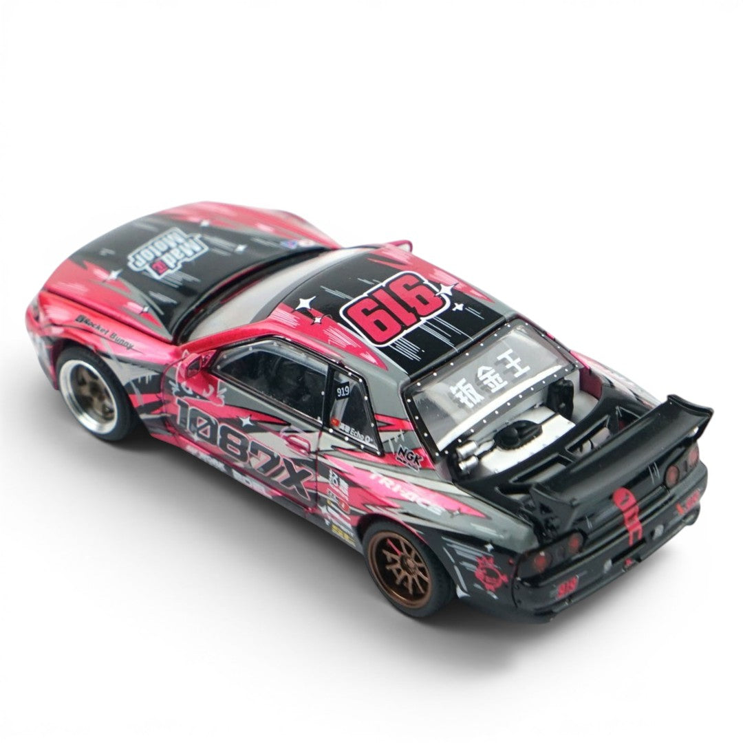 POP RACE 1:64 PANDEM R32 “Echo Gao” Diecast Model Car – Premium JDM Collector Edition