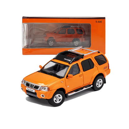 GCD 1:64 Nissan Paladin Off-Road Orange | Premium Diecast SUV Model Car | High-Detail Collectible 4x4 Miniature