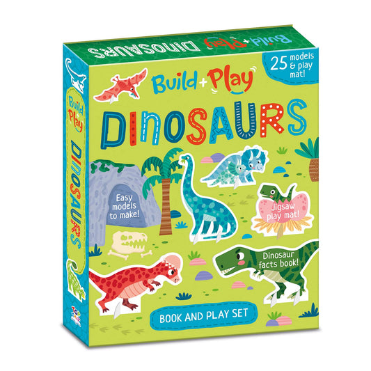Build and Play Dinosaurs | Interactive Build & Play Activity Kit for Kids (Paperback)