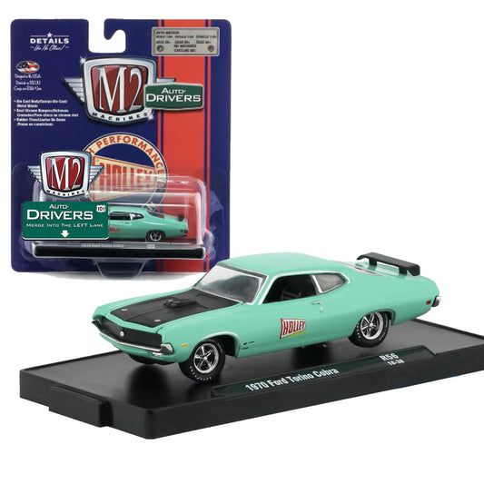 M2 Machines Auto-Drivers 1970 Ford Torino Cobra (Holley) 1:64 Diecast Model Car
