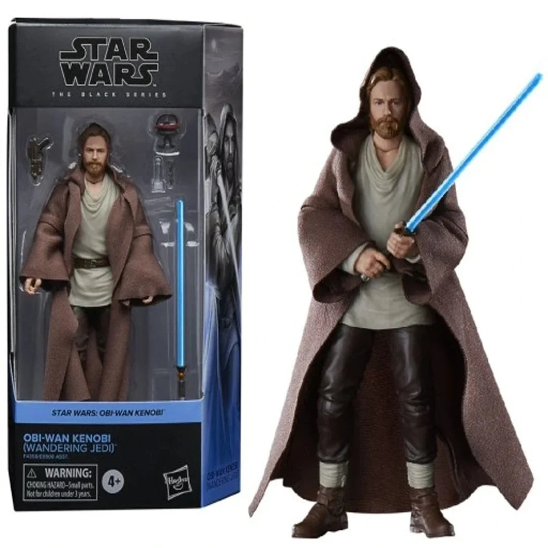 Star Wars The Black Series Obi-Wan Kenobi Wandering Jedi 15cm Action Figure - Jaiman Toys