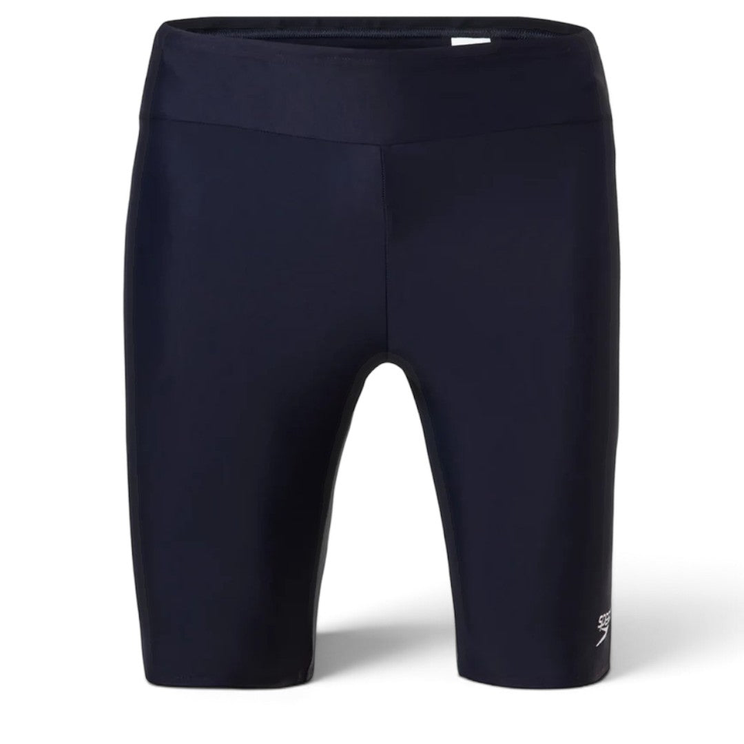 Speedo Essential Jammer Men’s Swimwear – True Navy | Chlorine Resistant Swimming Jammer with Shape Retention & UPF 40+ Protection