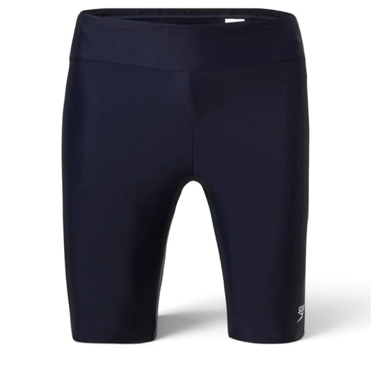Speedo Essential Jammer Men’s Swimwear – True Navy | Chlorine Resistant Swimming Jammer with Shape Retention & UPF 40+ Protection