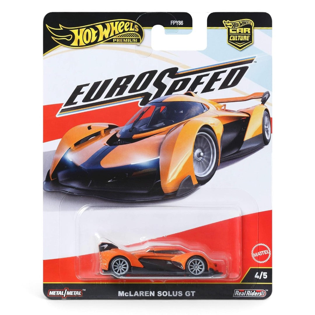 Hot Wheels Premium 1:64 McLaren Solus GT – Euro Speed Car Culture | Real Riders Die-Cast
