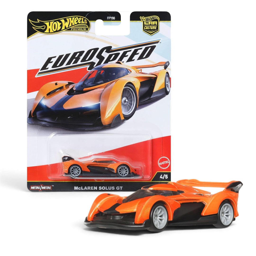 Hot Wheels Premium 1:64 McLaren Solus GT – Euro Speed Car Culture | Real Riders Die-Cast