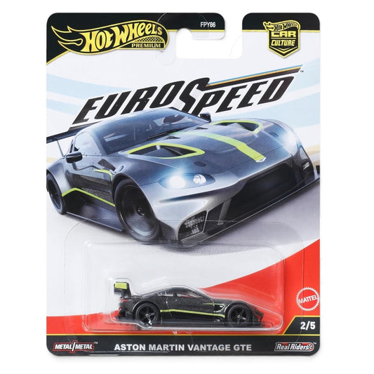 Hot Wheels Premium 1:64 Aston Martin Vantage GTE – Euro Speed Car Culture | Real Riders