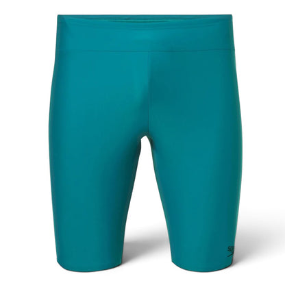 Speedo Essential Jammer Men’s Swimwear – Nordic Teal/T Navy | Chlorine Resistant Swimming Jammer with Shape Retention & UPF 40+ Protection