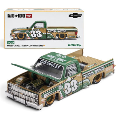 MINI GT 1:64 KAIDO HOUSE Chevrolet Silverado Kaido Intimidator V2 KHMG267 Die-Cast Model | Collector Edition