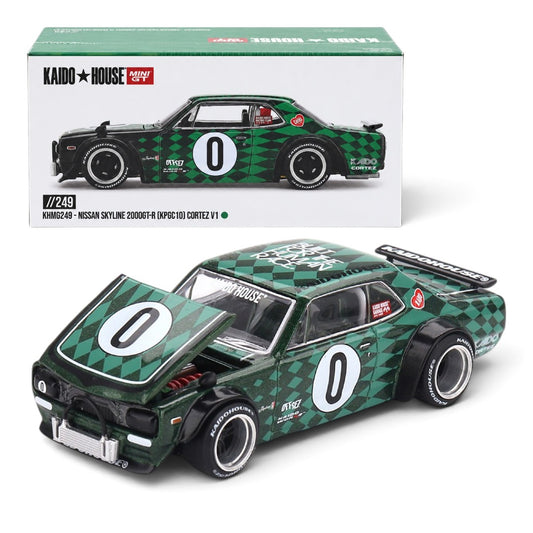 MINI GT 1:64 KAIDO HOUSE Nissan Skyline 2000GT-R (KPGC10) Cortez V1 KHMG249 Die-Cast Model