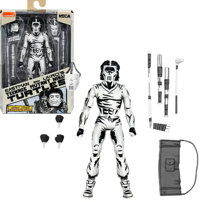 NECA TMNT Mirage Comics Casey Jones Black & White Variant Action Figure - Jaiman Toys