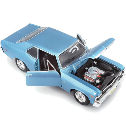 Maisto Chevrolet Nova SS 1970 1:18 Scale Diecast Model Car – Classic Muscle Car Collectible