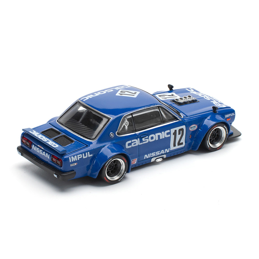 POP RACE 1:64 Skyline GT-R V8 Drift (Hakosuka) Calsonic Blue