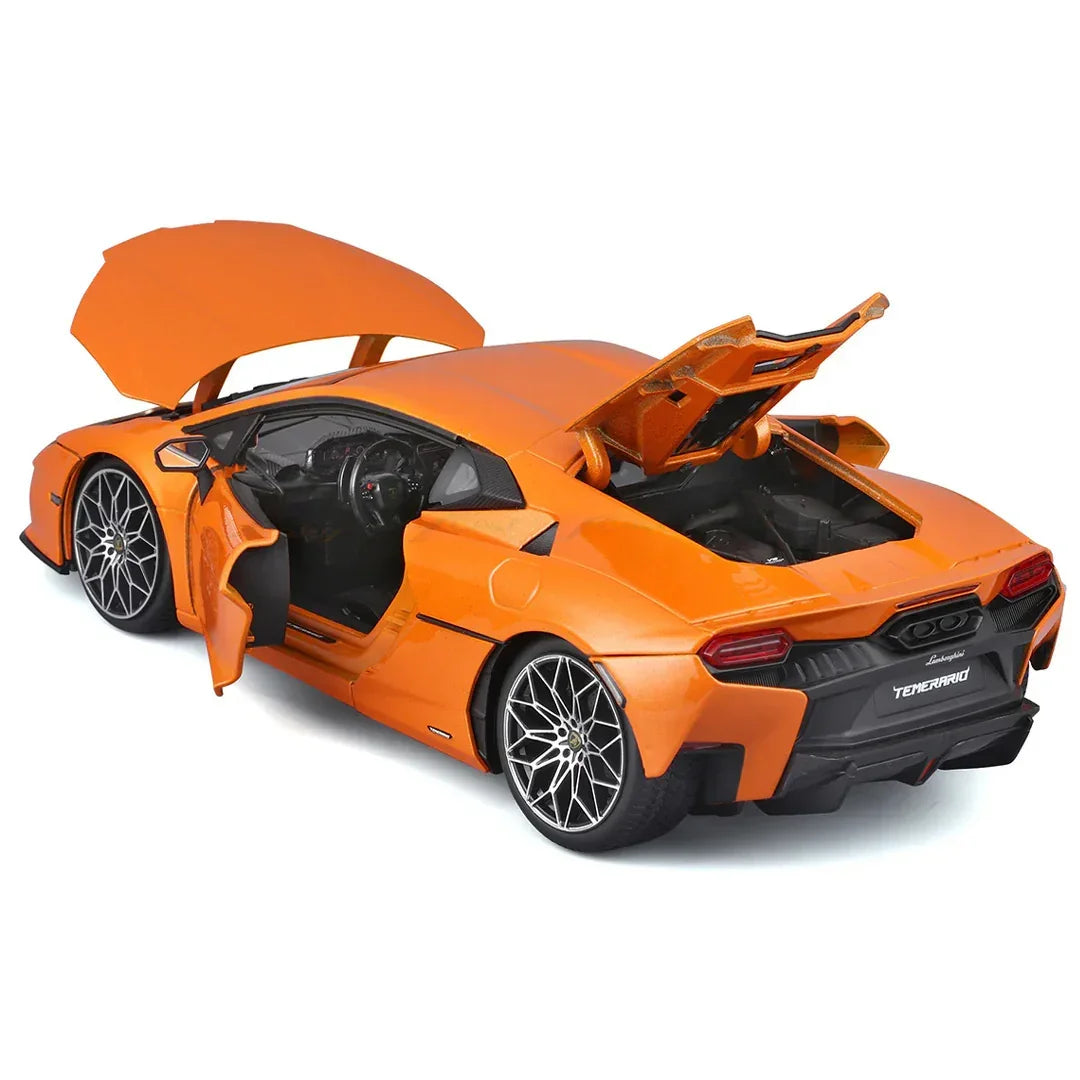 Bburago Lamborghini Temerario Orange 1:18 Diecast Model Car