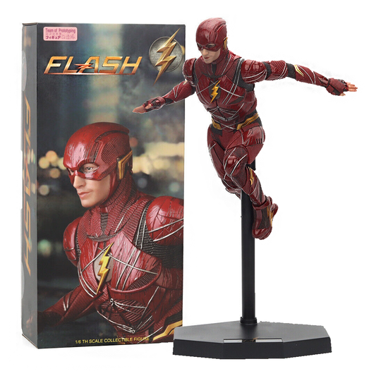 FLASH-1/6th Scale Marvel Superhero Movie Inspired Figurines (30 cm) Age 15+