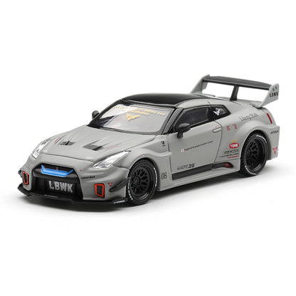 MINI GT 1:64 Nissan LB-Silhouette WORKS GT 35GT-RR Ver.1 Matt Grey Die-Cast Model Car