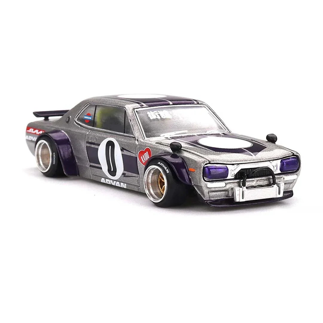 Mini GT 1/64 Nissan Skyline GT-R 2000GT-R (KPGC10) Kaido Works V1 Diecast Scale Model Car - Jaiman Toys