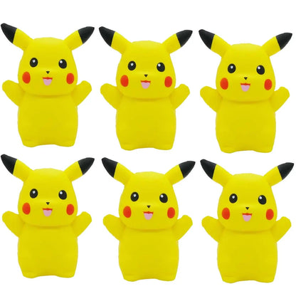 Scented Pikachu Foam Squishy 6 Pieces - Jaiman Toys