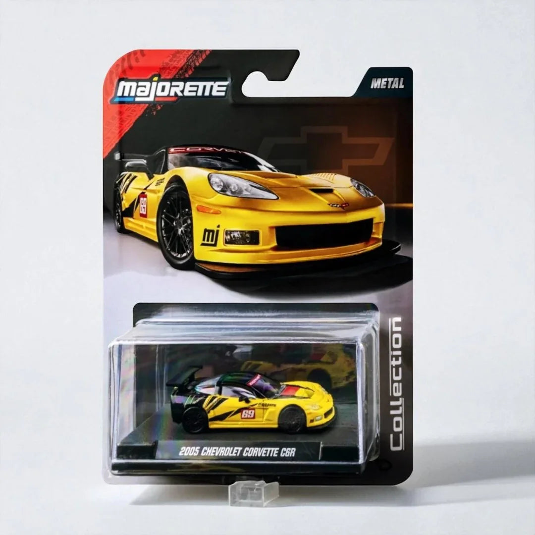 Majorette Collection 2005 Chevrolet Corvette C6R (Premium Collectible) -Diecast Car - Jaiman Toys