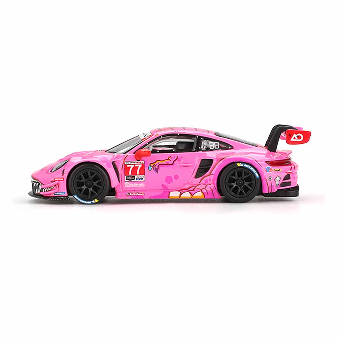 MINI GT 1:64 (Blister Pack) Porsche 911 GT3 R #77 AO Racing 2024