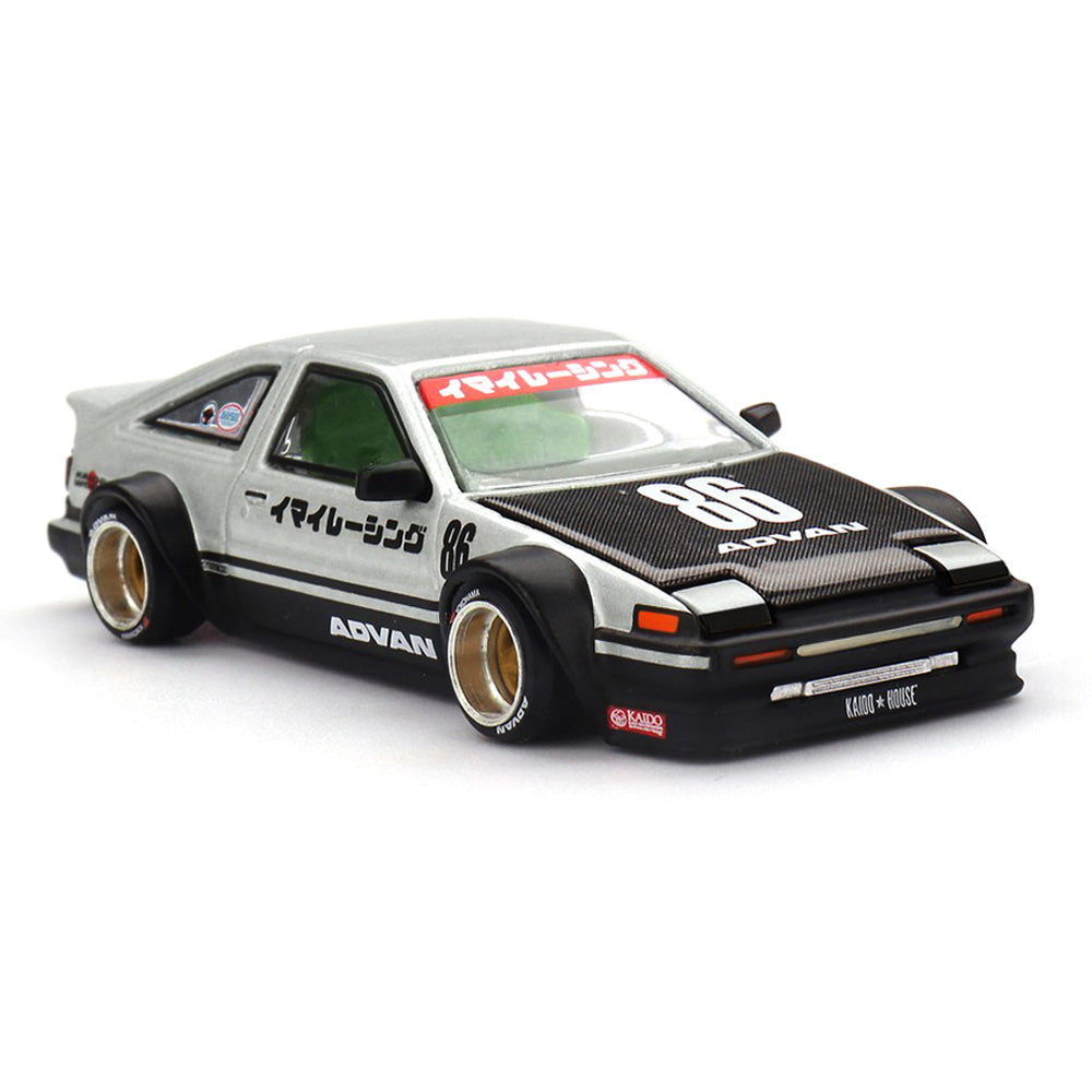Kaido House x MINI GT 1:64 Scale Toyota Sprinter Trueno Kaido Street V2 #86 Die-Cast Model Car – KHMG218