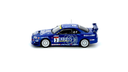 INNO64 Nissan Skyline GT-R R34 Endless Advan #3 Super Taikyu Series 2002 Winner 1:64 Diecast Model Car