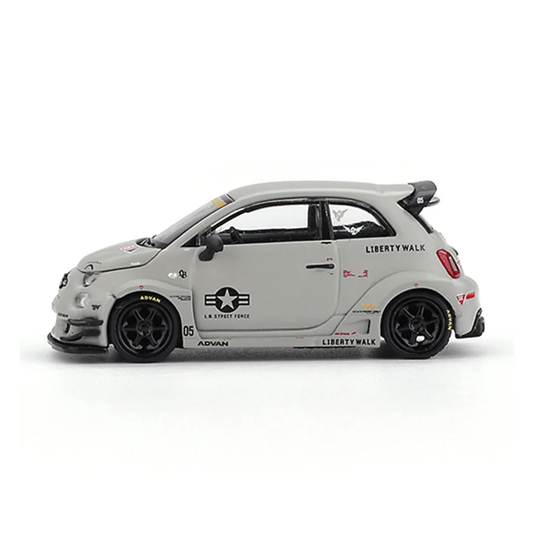 Mini GT 1;64 Abarth 595 LB-WORKS × Abas Works Fighters Diecast Scale Model Car