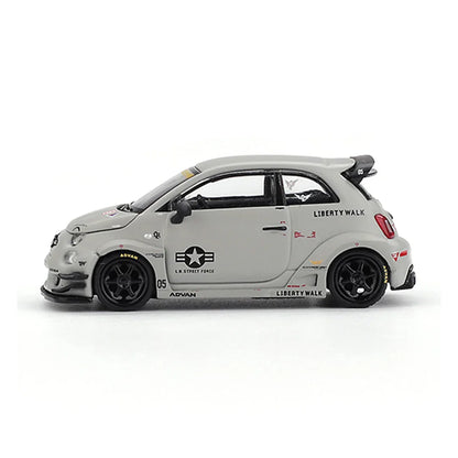 Mini GT 1;64 Abarth 595 LB-WORKS × Abas Works Fighters Diecast Scale Model Car