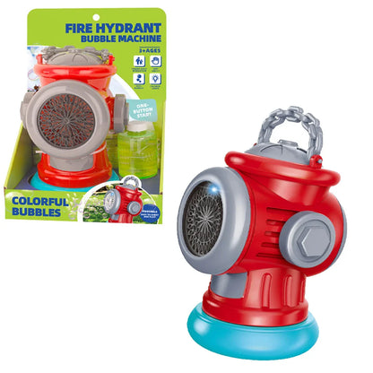 Fire Hydrant 42 Holes Automatic Bubble Machine – High Output Bubble Blower for Kids & Parties