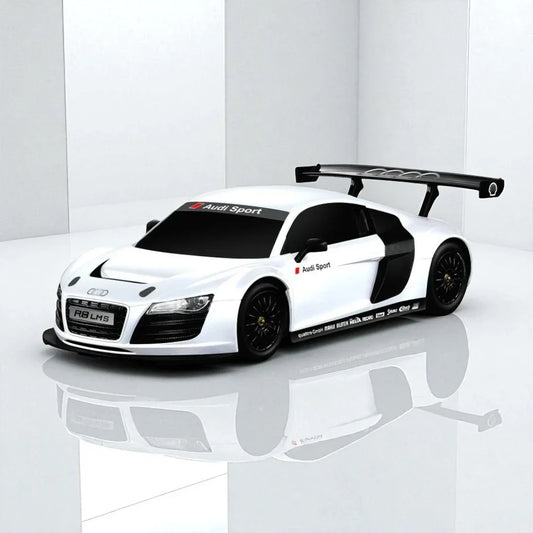 Rastar 1:24 Audi R8 LMS Die-Cast Model – White | Openable Doors (56100) - Jaiman Toys