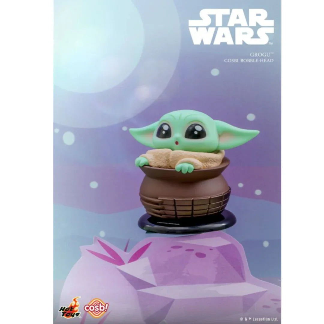 Cosbi Star Wars Ultimate Action Figure – Grogu “Cosbi” Bobble‑Head Collection Blind Box by Hot Toys (1 Random Figure) - Jaiman Toys