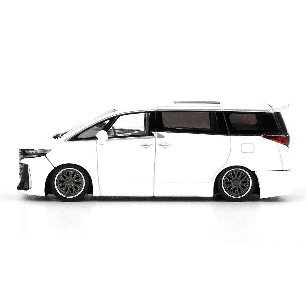 MINI GT 1:64 Scale Toyota Vellfire 40 KUHL White Die-Cast Model Car