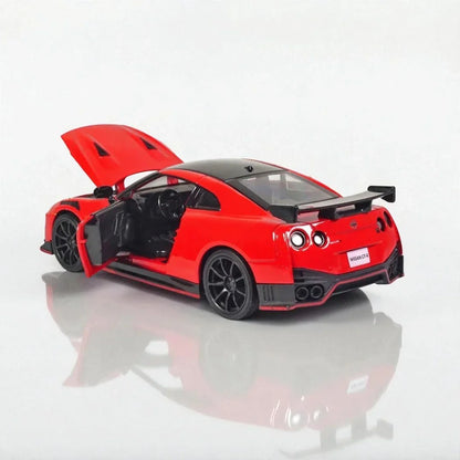 RMZ Hobby 1:32 Nissan GT-R Nismo R35 Die-Cast Model Car – Red with Openable Doors, Light & Sound (664981) - Jaiman Toys