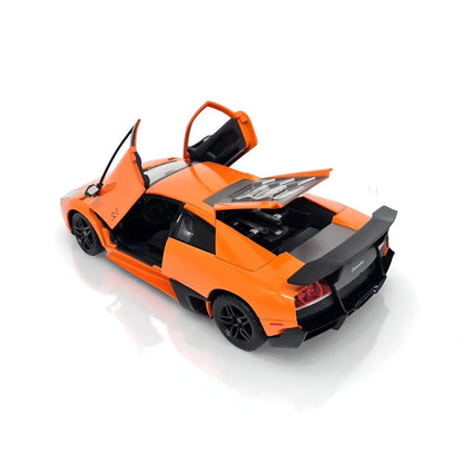 Rastar 1:24 Lamborghini Murcielago LP 670-4 SV Die-Cast Car Model-Orange (39300) - Jaiman Toys