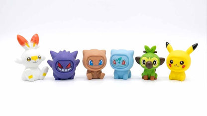 Pokémon Mini Figures & Poké Ball Gift Set | 7-Piece Collectible Character Toy Pack