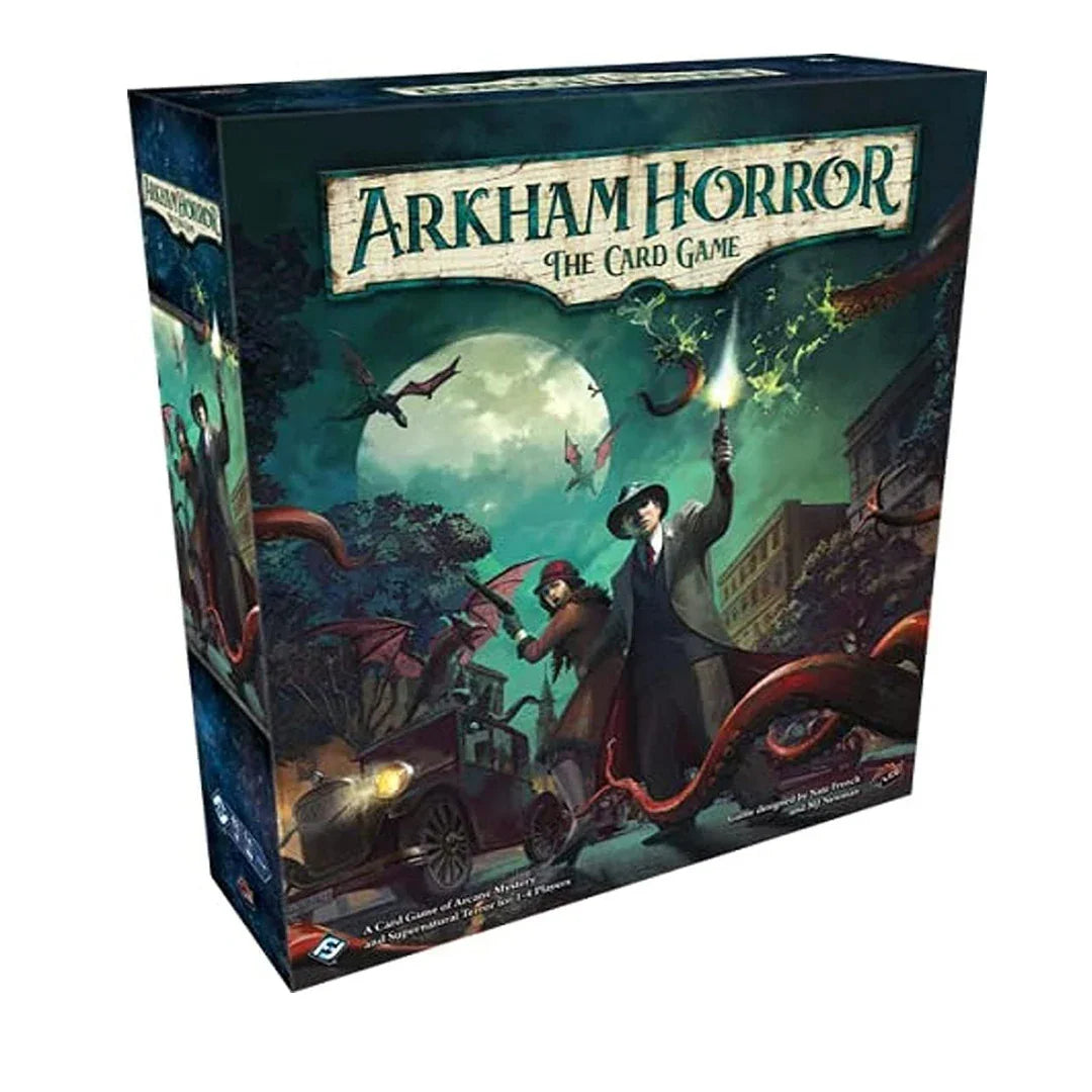 Arkham Horror: The Card Game – Revised Core Set | Horror, Mystery & Cooperative Gameplay | 1–4 Players | Ages 14+ | 1–2 Hour Playtime - Jaiman Toys