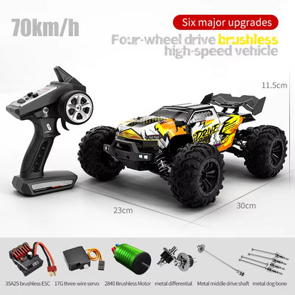 SCY-16102 PRO Electric 4WD High-Speed RC Car – 1/16 Scale Brushless Motor Racing Car with 2.4GHz Remote Control | Off-Road Drift & Stunt Vehicle for Kids